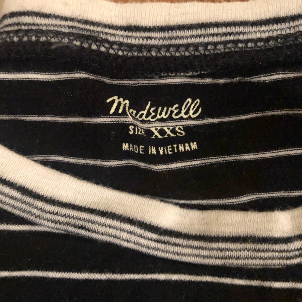 Madewell xxs striped t shirt